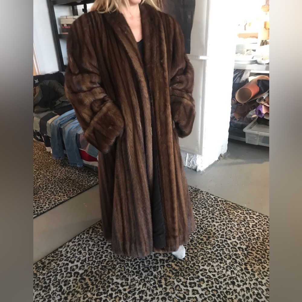 Giuliana Teso Full Length Wild Mink